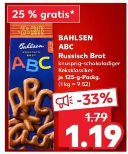 Kaufland Bahlsen ABC Russisch Brot Angebot