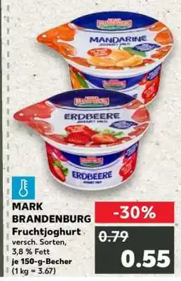 Kaufland MARK BRANDENBURG Fruchtjoghurt Angebot