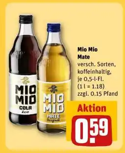 REWE Mio Mio Mate Angebot