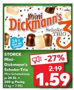Kaufland STORCK Mini-Dickmann's Schoko-Trio Angebot
