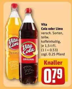 REWE Vita Cola oder Limo Angebot