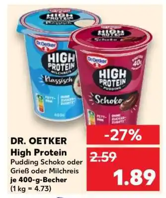 Kaufland Dr. Oetker High Protein Angebot