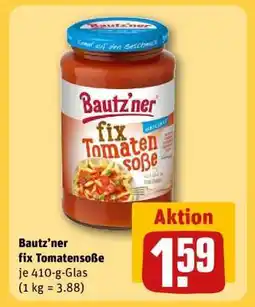 REWE Bautz'ner fix Tomatensoße Angebot