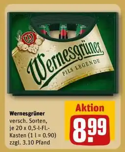 REWE Wernesgrüner Angebot