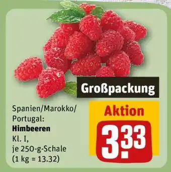 REWE Himbeeren Angebot