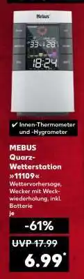 Kaufland MEBUS Quarz-Wetterstation 1109 Angebot