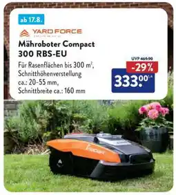 Aldi Süd Mähroboter Compact 300 RBS-EU Angebot