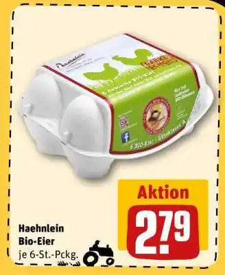 REWE Hähnlein Bio-Eier Angebot