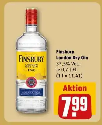 REWE FINSBURY London Dry Gin Angebot