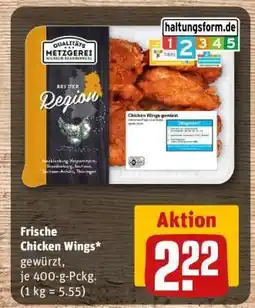 REWE Frische Chicken Wings Angebot