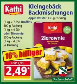 Norma Kleingebäck Backmischungen Angebot