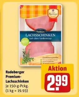 REWE Radeberger Premium Lachsschinken Angebot
