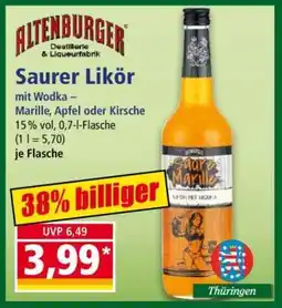Norma Saurer Likör Angebot