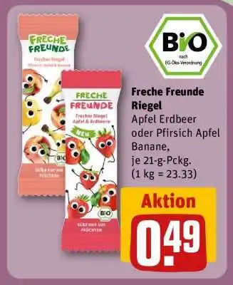 REWE Freche Freunde Riegel Angebot