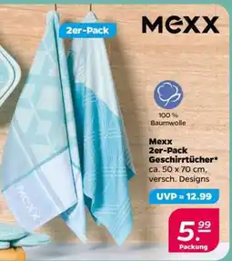 NETTO Mexx 2er-Pack Geschirrtücher Angebot