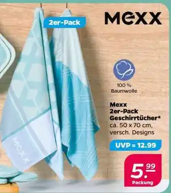 NETTO Mexx 2er-Pack Geschirrtücher Angebot