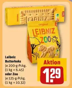 REWE Leibniz Butterkeks oder Zoo Angebot