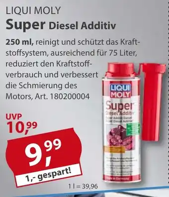 Sonderpreis Baumarkt LIQUI MOLY Super Diesel Additiv Angebot