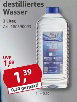 Sonderpreis Baumarkt destilliertes Wasser Angebot