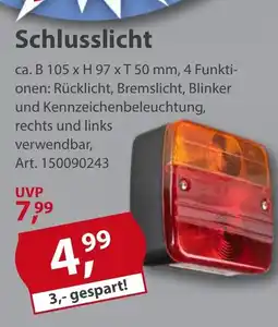 Sonderpreis Baumarkt Schlusslicht Angebot