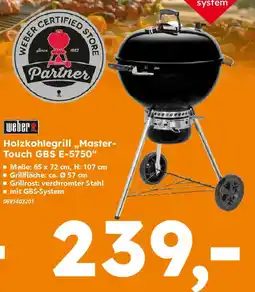 Globus Baumarkt weber Holzkohlegrill,,Master- Touch GBS E-5750" Angebot