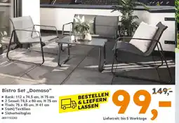 Globus Baumarkt Bistro Set ,,Domaso" Angebot