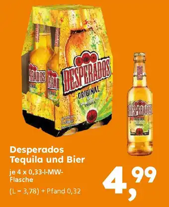 Globus Baumarkt Desperados Tequila und Bier Angebot