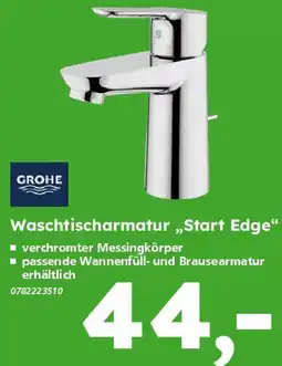 Globus Baumarkt GROHE Waschtischarmatur „Start Edge" Angebot