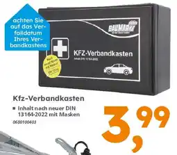 Globus Baumarkt KFZ-Verbandkasten Angebot