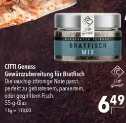 CITTI Markt CITTI Genuss Gewürzzubereitung für Bratfisch Angebot