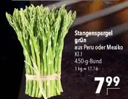 CITTI Markt Stangenspargel grün Angebot