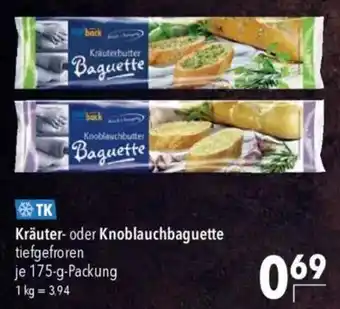 CITTI Markt back Kräuter- oder Knoblauchbaguette Angebot
