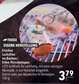 CITTI Markt Frisches Lachsfilet im Buchen-/ Erlen-/Kirschenspan Angebot