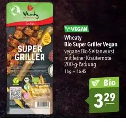 CITTI Markt Wheaty Bio Super Griller Vegan Angebot
