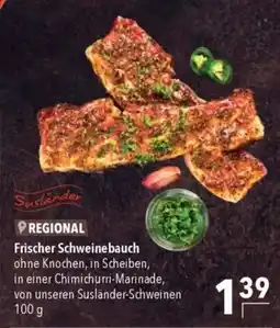 CITTI Markt Frischer Schweinebauch Angebot