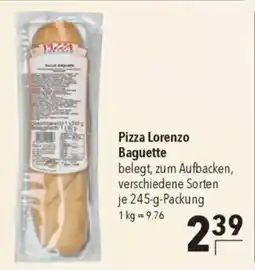 CITTI Markt Pizza Lorenzo Baguette Angebot