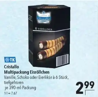 CITTI Markt Cristallo Multipackung Eisröllchen Angebot