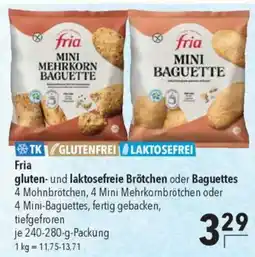 CITTI Markt fria gluten- und laktosefreie Brötchen oder Baguettes Angebot