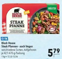 CITTI Markt Block House Steak Pfannen - auch Vegan Angebot