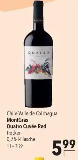CITTI Markt MontGras Quatro Cuvée Red trocken Angebot