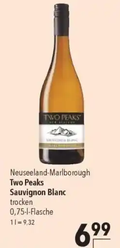CITTI Markt Two Peaks Sauvignon Blanc trocken Angebot