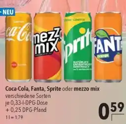 CITTI Markt Coca-Cola, Fanta, Sprite oder mezzo mix Angebot