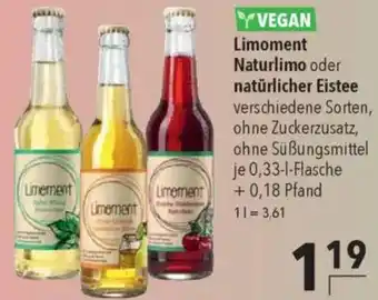 CITTI Markt Limoment Naturlimo oder natürlicher Eistee Angebot