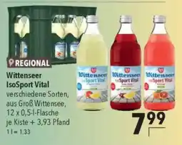 CITTI Markt Wittenseer IsoSport Vital Angebot
