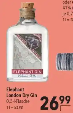 CITTI Markt Elephant London Dry Gin Angebot