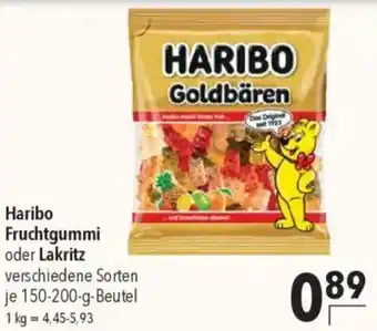 CITTI Markt Haribo Fruchtgummi oder Lakritz Angebot