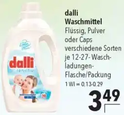CITTI Markt dalli Waschmittel Flüssig, Pulver oder Caps Angebot