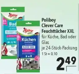 CITTI Markt Poliboy Clever Care Feuchttücher XXL Angebot