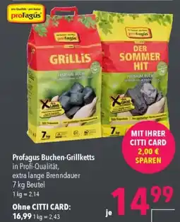 CITTI Markt proFagus Buchen-Grillketts Angebot