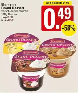 WEZ Ehrmann Grand Dessert Angebot